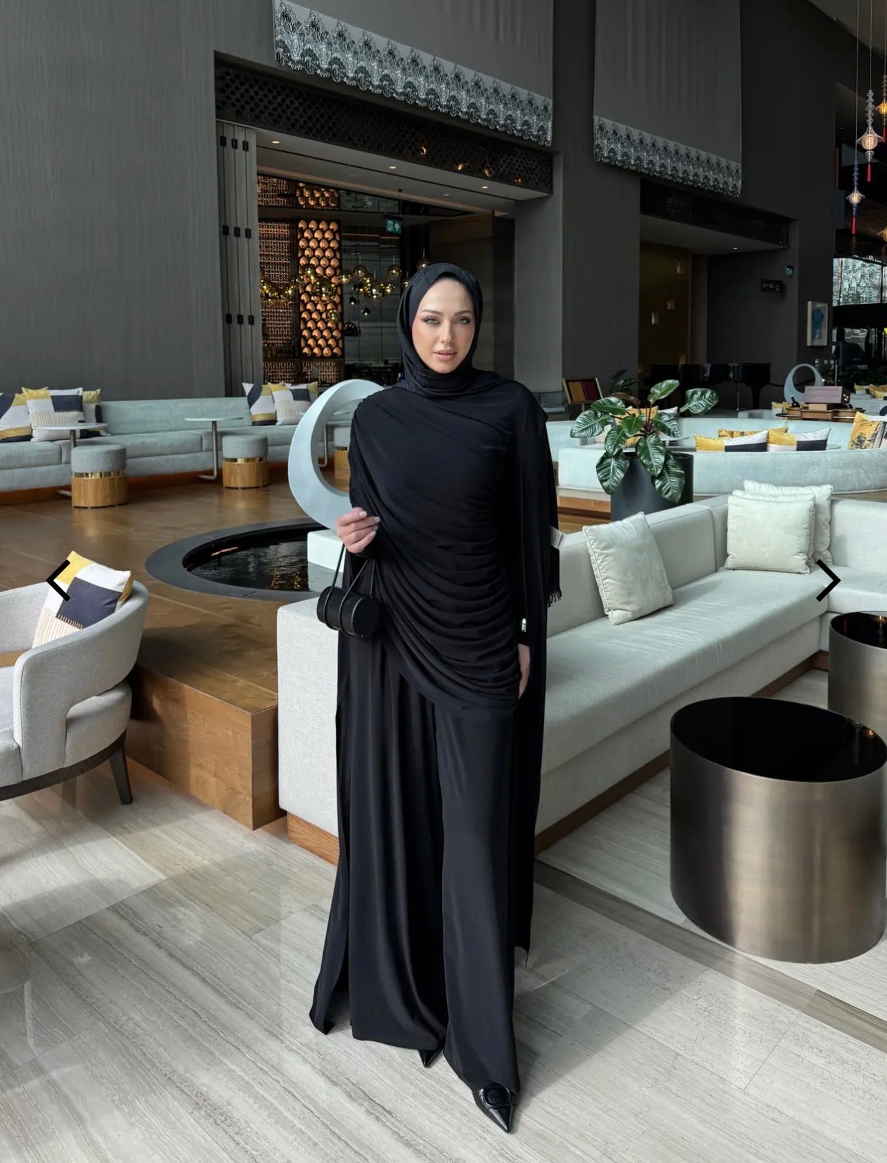 The Midnight Royale Draped Set – Elora Couture